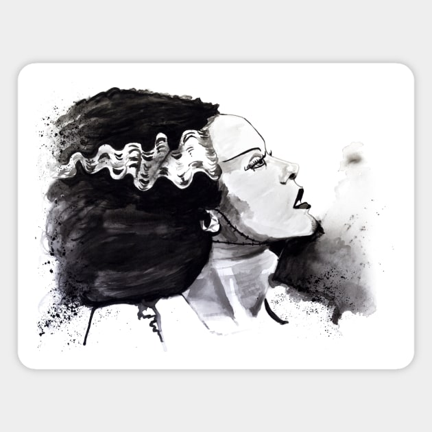 Bride of Frankenstein Classic Magnet by beaugeste2280@yahoo.com